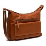 Sac � bandouli�re en cuir cognac - the chesterfield brand - bryson - 32 cm - femme