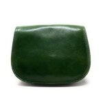 Sac port� �paule en cuir lisse italien spencer kaki - oh my bag - vert - femme - l 255 x h 17 x p 8 cm ...