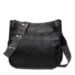 Sacoche femme - insfity - noir - cuir synth�tique - bandouli�re r�glable - multifonctionnel