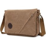 Sac bandoulire homme - fondupin - toile - vintage - voyage - marron