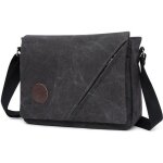 Sac bandoulire homme - fondupin - toile - noir - vintage - voyage