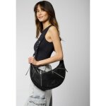 Sac  bandoulire - kaporal - marti - noir - taille unique - poche zippe intrieure