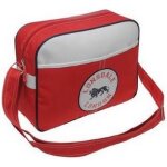 Sac bandoulire - lonsdale - sacoche rouge - 100% polyester - h32 x l42 x p16cm - homme