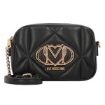 Sac  bandoulire - love moschino - embossed q - 20 cm - noir - synthtique