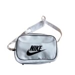 Sac bandoulire - nike - blanc et noir - vynil - zipp - bandoulire rglable
