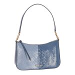 Sac bandouli�re en simili - peau de serpent pour femme 38s3g7lc8e - bleu