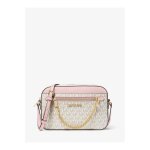 Sac bandoulire - michael kors - femme - toile enduite - couleur rose - dimensions 24x16x5 cm