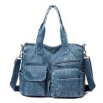 Sac  bandoulire - vitata - sac en jean - tendance - bleu - taille unique