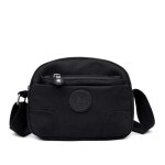 Sac  bandoulire - vitata - tissu oxford - impermable - noir - taille unique