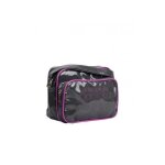 Sac besace le temps des cerises rumba 2 - beton / corail - bandoulire rglable - poche intrieure pour ...