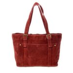 Sac cabas en cuir nubuck - oh my bag - tokyo - rouge - femme - l 355 x h 29 x p 12 cm Sac cabas en cuir nubuck - oh my bag - tokyo - rouge - femme - l 355 x h 29 x p 12 cm