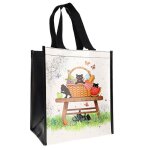 Sac cabas en plastique kiub bug art chatons