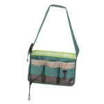 Sac de ceinture pour outils de jardinage - magideal - vert - 8 poches - tissu 600d oxford - mixte
