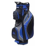 Sac chariot de golf longridge deluxe lite - 14 voies 9 poches - noir / char / blue tu
