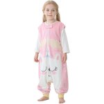 Sac de couchage enfant - amoune - hiver pyjama gigoteuse - rose - mixte - 1 - 6 ans