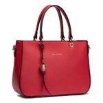 Sac cr�ateur ted lapidus rouge - 32x22x11 cm [r6837]