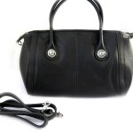 Sac cuir jacques esterel noir grain�