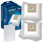 Sacs daspirateur - worwo - universels - synthtiques - 8 pices - filtre dentre inclus