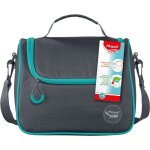 Sac  djeuner et goter - isotherme - bleu / gris - avec bandoulire - picnik - maped