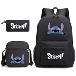 Sac a dos 3 pices ecole cartable college ecole college scolaire enfant fille garcon primaire xd141noir ...