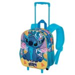 Sac  dos 3d  roulettes petit - disney lilo et stitch colors - turquoise - taille unique
