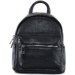 Sac  dos en cuir femme - oh my bag - modle kyoto (petit modle) noir - compatible a4 - cuir - dos
