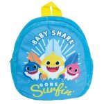 Sac  dos enfant - jemini - baby shark - bleu - 3 l - peluche douce
