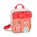 Sac  dos enfant - lilliputiens - maison fort - polyester recycl - 24x28x12 cm - ds 3 ans