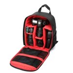 Sac  dos tanche pour appareil photo avec protection contre les chocstui pour reflex(rouge)