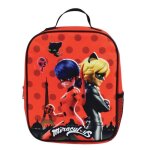 Sac � dos isotherme enfant - jemini - miraculous - rouge / noir - 5 l - bretelles r�glables