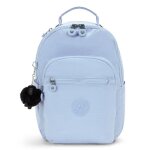 Sac  dos - kipling - seoul s - 35 cm - bleu cloudy sky - urbain pour femme