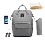 Sac � dos � langer b�b� en oxford tissu imperm�able avec sac isotherme matelas � langer et sangles de ...