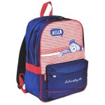 Sac  dos lulu castagnette hello 45 cm - 2 compartiments - bleu - enfant - mixte - multisport