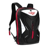Sac � dos moto ixon r - laser 25 - noir / blanc / rouge - tu