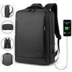 Brillsten sac � dos ordinateur 156 pouces �tanche avec port usb grande capacit� - noir