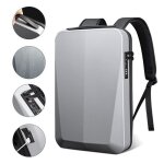 Sac  dos ordinateur portable pour homme avec verrou antivol et port usb 17 pouces coque dure impermable ...