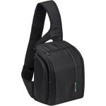 Sac � dos - rivacase - compatible reflex - mono - bretelle - 2 objectifs - doublure douce verte