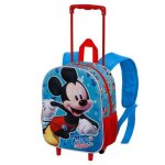 Sac  dos  roulettes - karactermania - mickey mouse - enfant - bleu