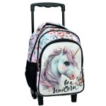 Sac  dos  roulettes licorne magique 30 cm trolley maternelle
