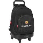 Sac  dos  roulettes - safta - f. c. barcelona black - compact - amovible - confortable