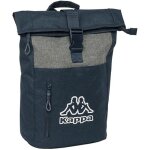 Sac  dos - safta - kappa - 156 - gris / bleu marine melange - dcontract