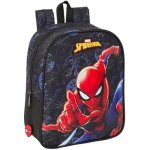 Sac  dos scolaire - safta - spiderman - rouge - adaptable au chariot - confortable