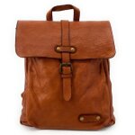 Sac  dos smith (mr. & mrs. ) camel - oh my bag - vintage - femme - cuir