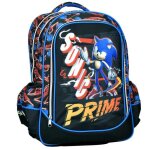 Sac  dos - sonic - sonic prime - 43 cm - 2 compartiments - mixte - bleu