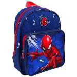 Sac  dos - spiderman - eva - 32 cm - bleu - maternelle - 1 compartiment zipp
