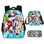 Sac à dos - vitata - sonic - 3 pièces - nylon - pour enfants - bandoulière Sac à dos - vitata - sonic - 3 pièces - nylon - pour enfants - bandoulière