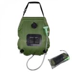 Sac de douche solaire 20 l pour camping ou jardin - vert kaki - linxor Sac de douche solaire 20 l pour camping ou jardin - vert kaki - linxor