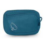 Sac dustensiles - osprey - pack pocket zippered - bleu p�trole - 100% nylon - 12x22x2. 5 cm