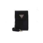 Sac � �paule bandouli�re - guess - noelle - noir - dimensions 11x17x4 cm - rabat