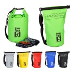 Relaxdays sac �tanche ocean pack 5 litres l�ger compact ext�rieur ski sport voile snowboard vert